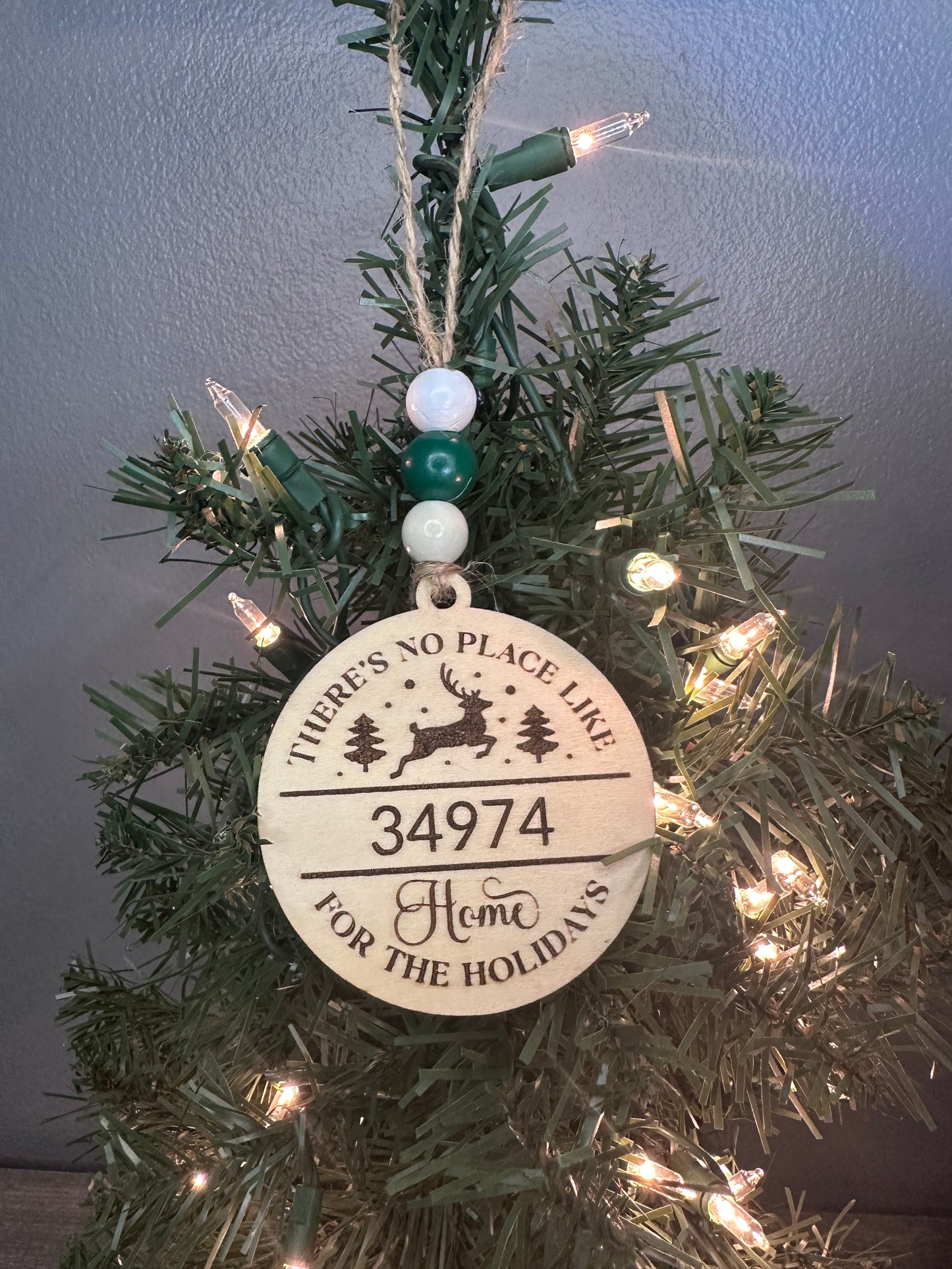 No place like home ornament