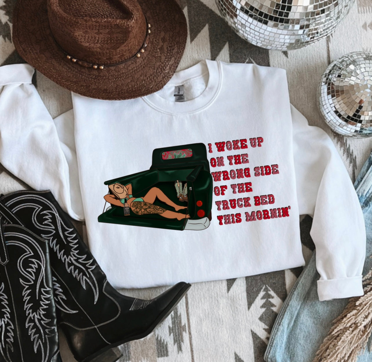Wrong Side Of The Truck Crewneck
