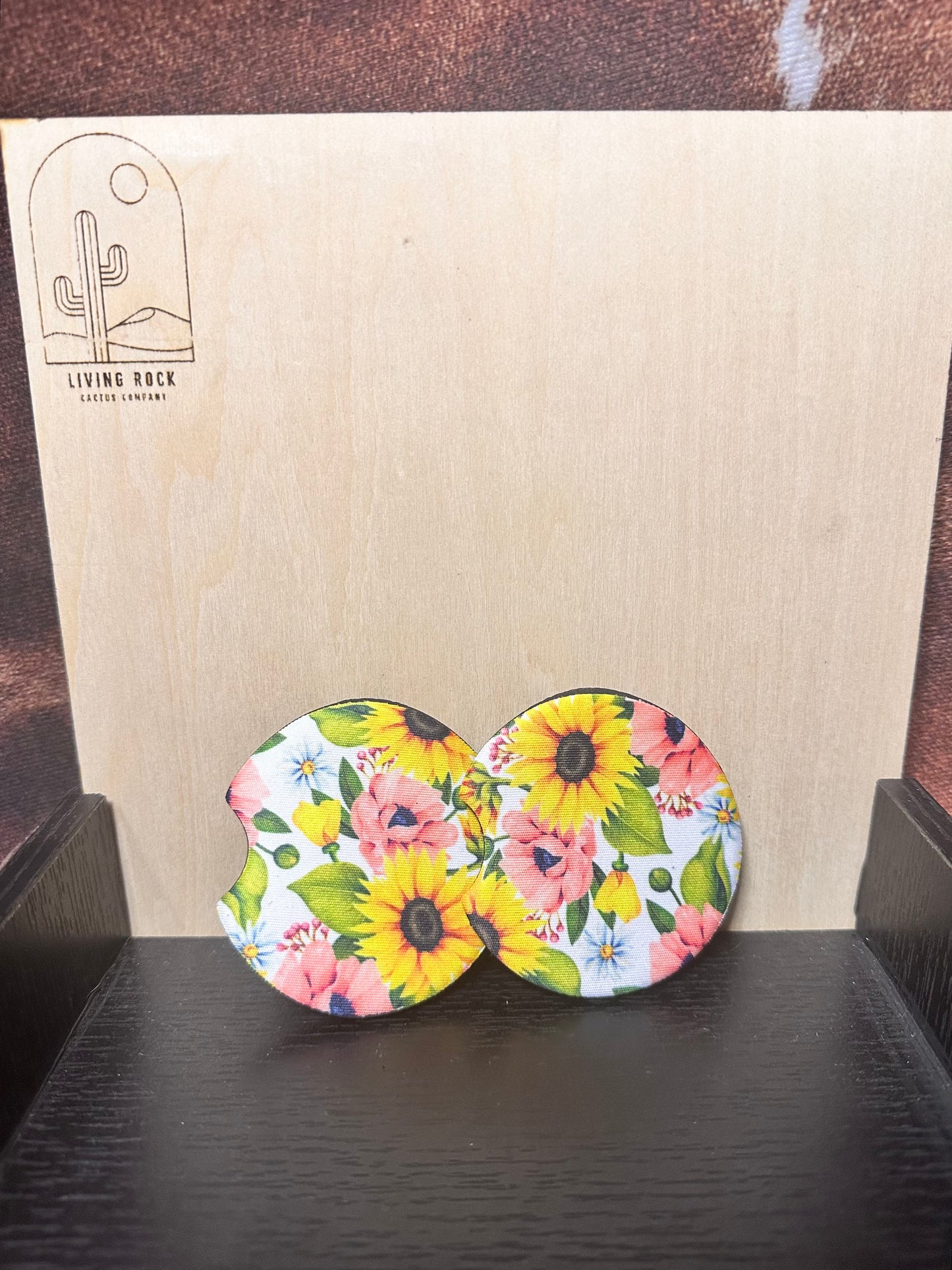 Spring Flowers Car Coasters