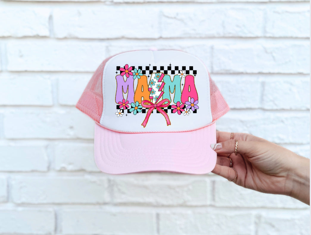 RETRO MAMA TRUCKER HAT