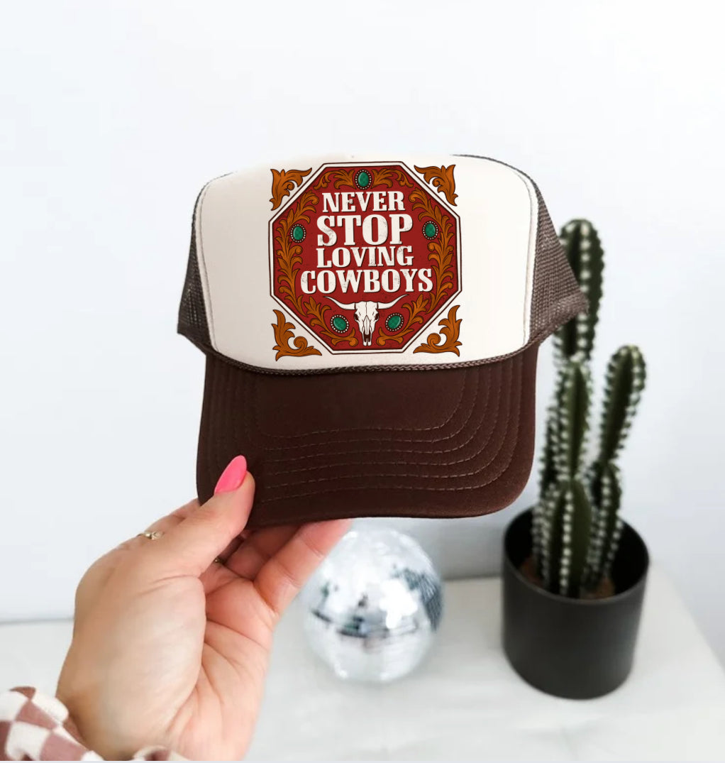 LOVING COWBOYS TRUCKER HAT