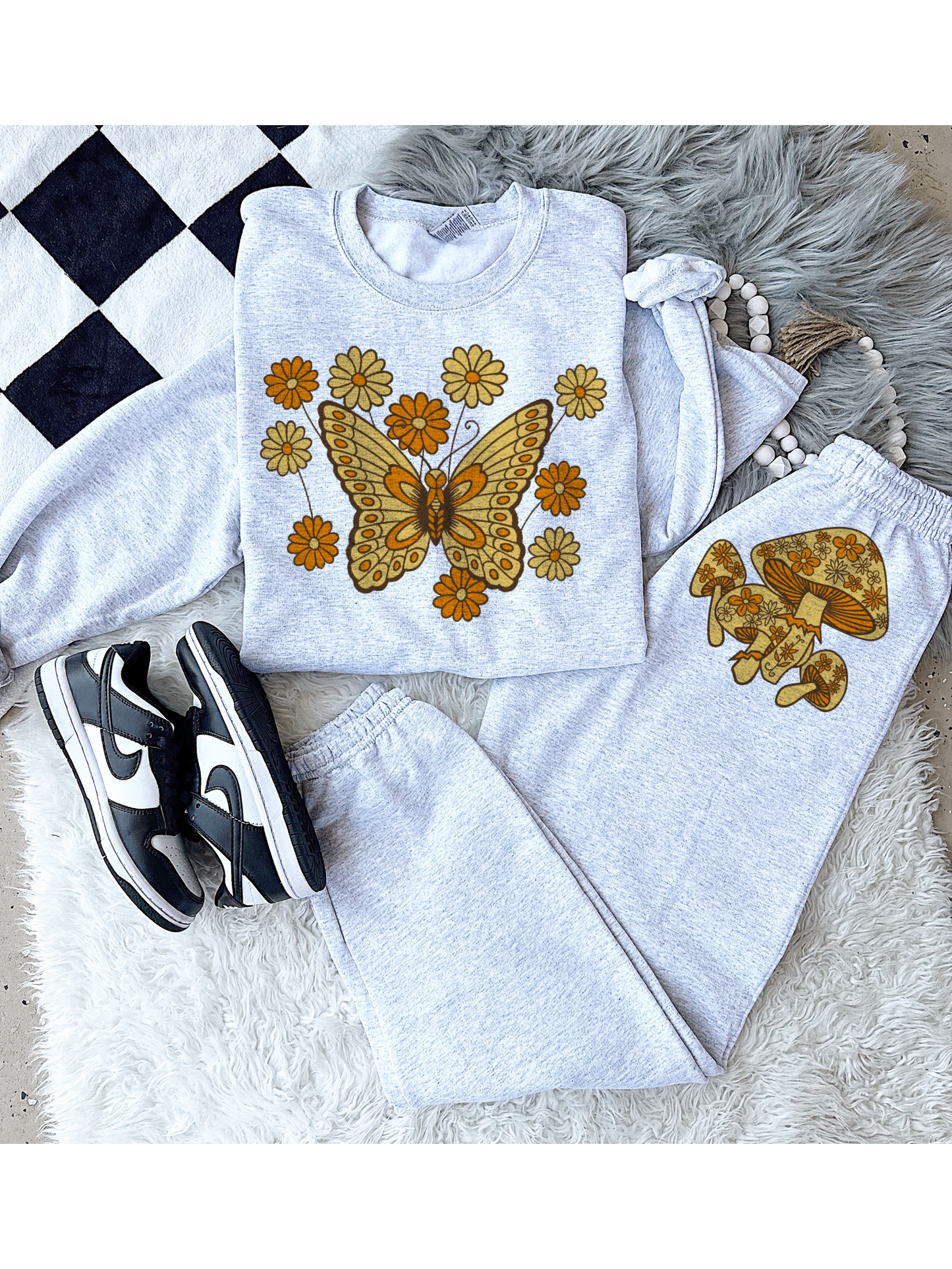 Modern Retro Butterfly (Sublimation Printed)