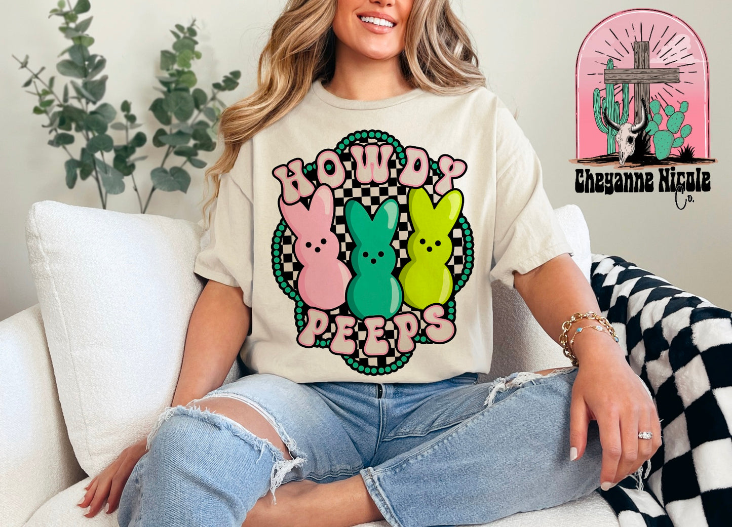Howdy Peeps Crewneck or Shirt