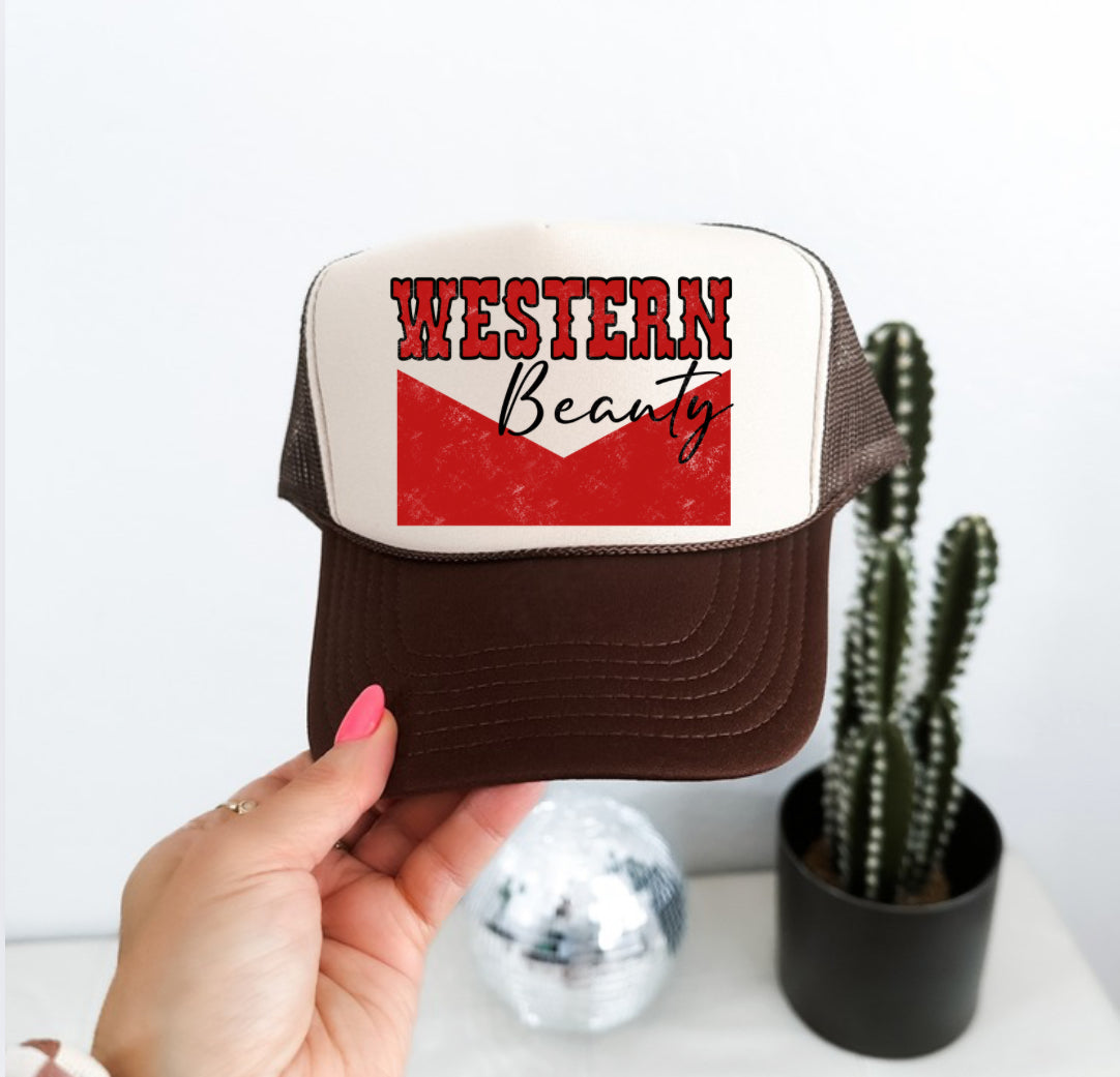 WESTERN BEAUTY TRUCKER HAT