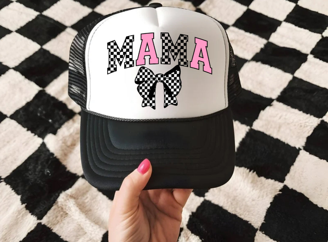 MAMA BOW TRUCKER HAT