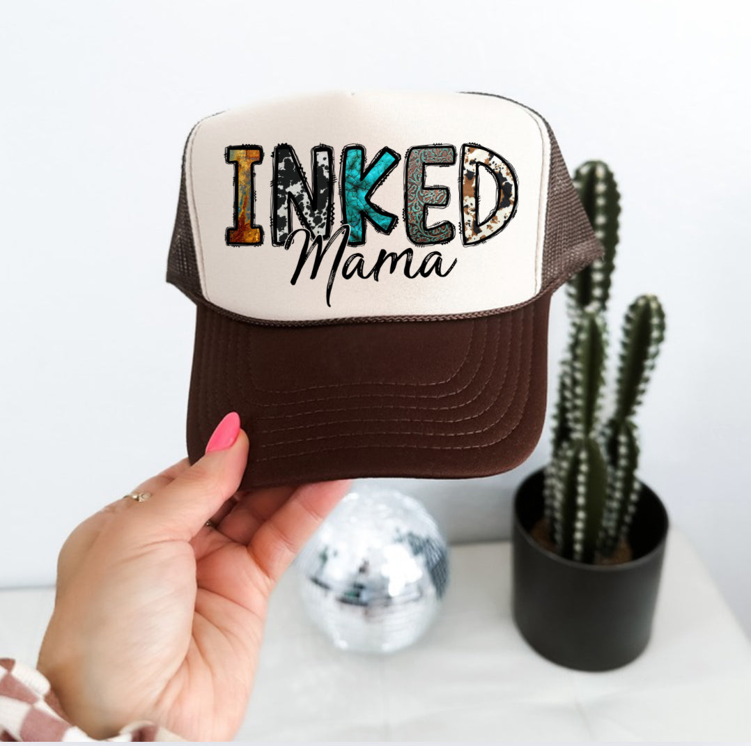 INKED MAMA TRUCKER HAT