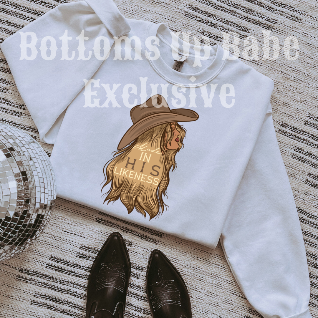 Faithful Cowgirl Crewneck