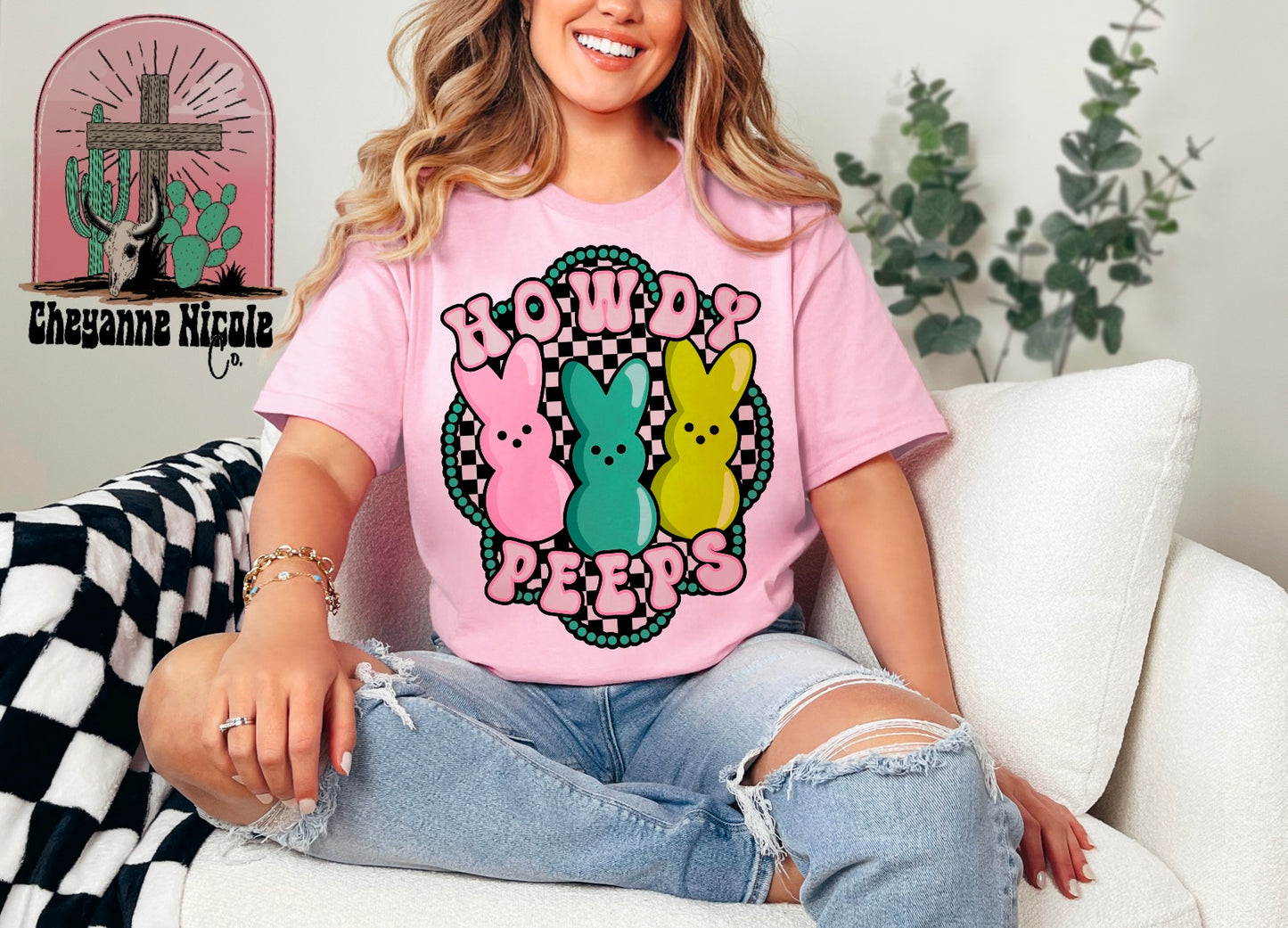 Howdy Peeps Crewneck or Shirt