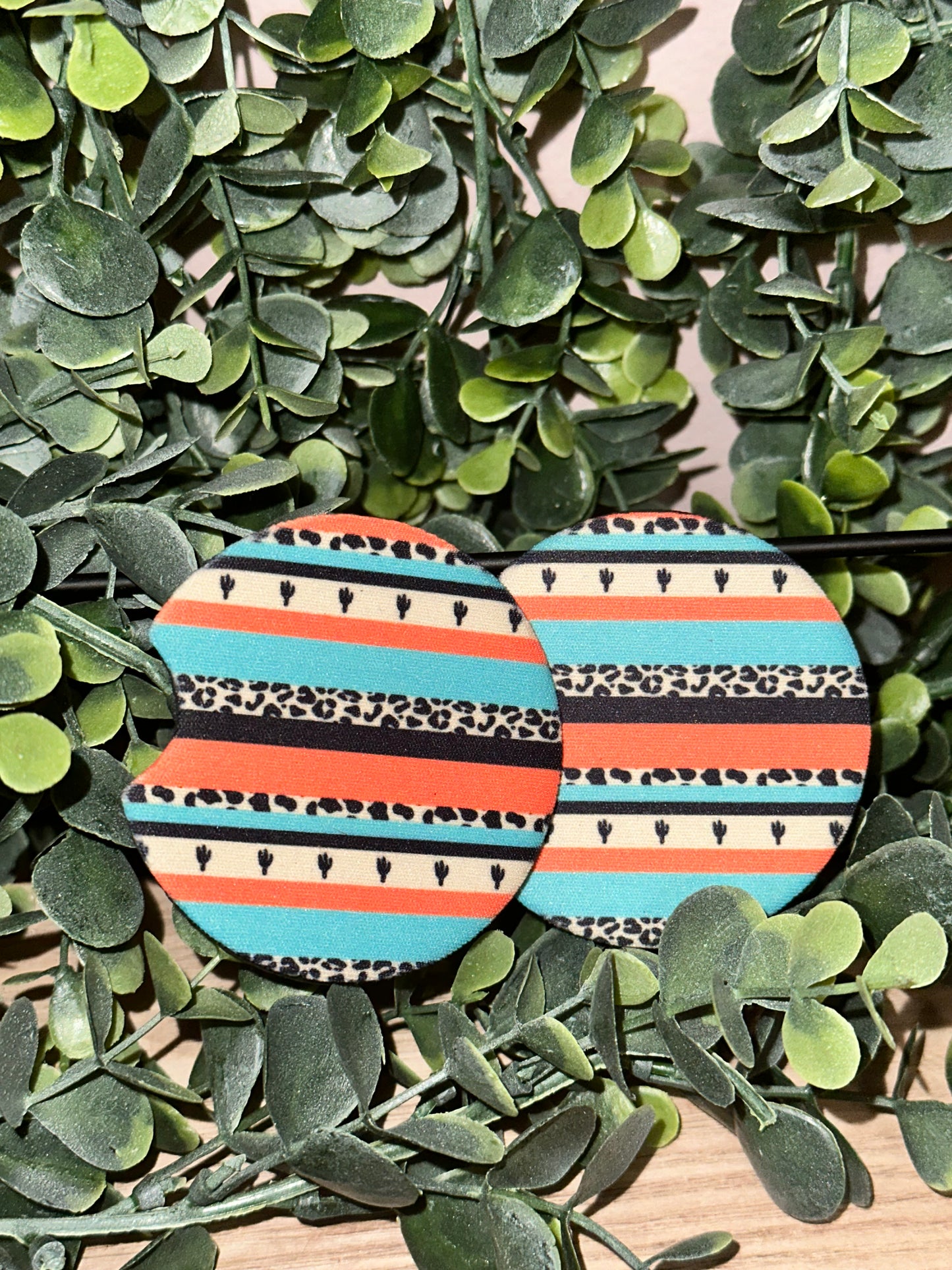 Western Stripes Car Coasters