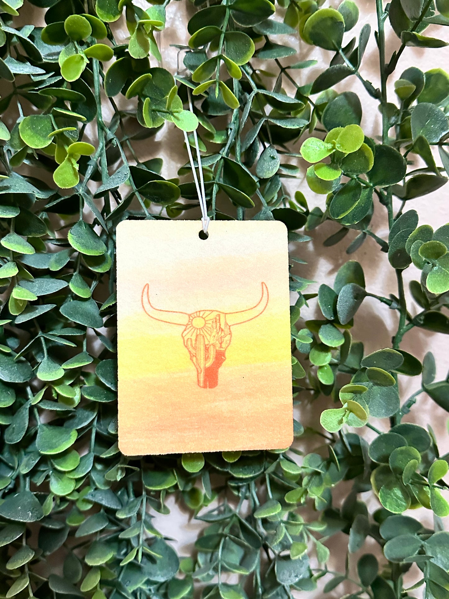 Sunset Bull Car Freshie