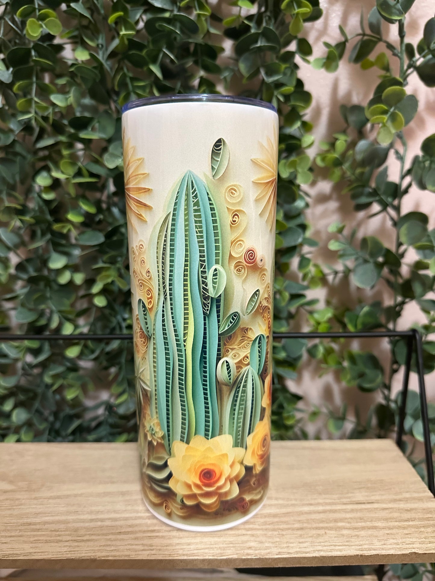 3D Cactus Tumbler
