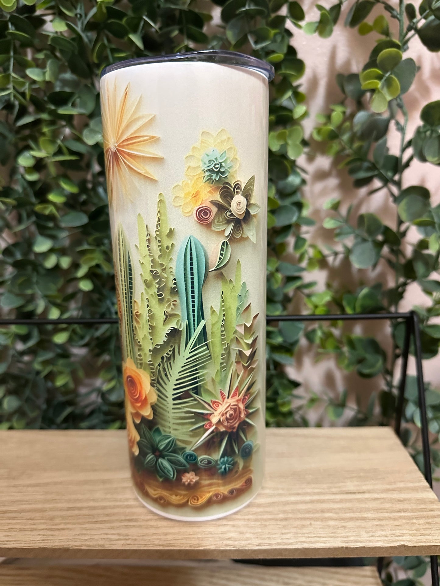 3D Cactus Tumbler