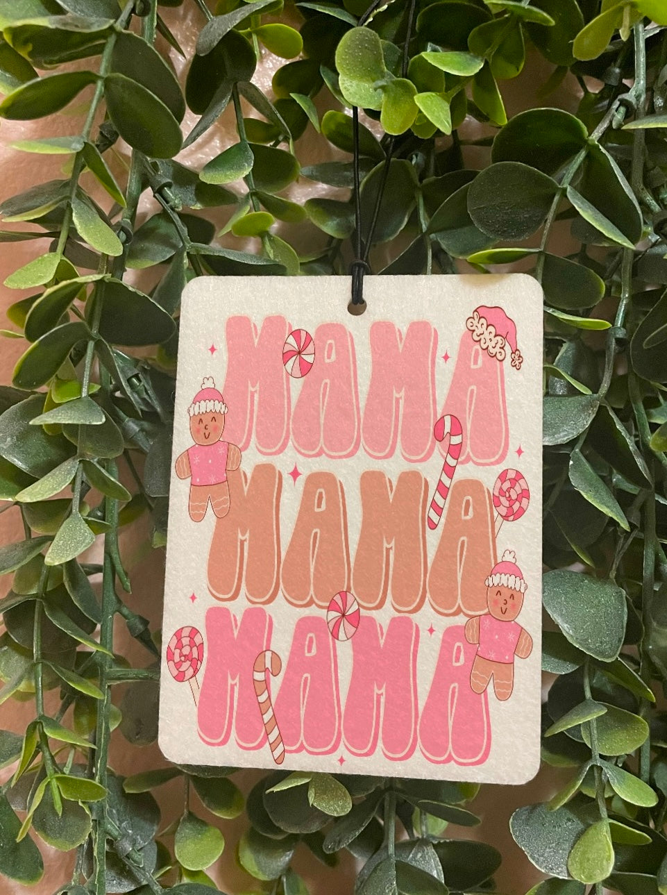 Mama Stacked Christmas Car Freshie