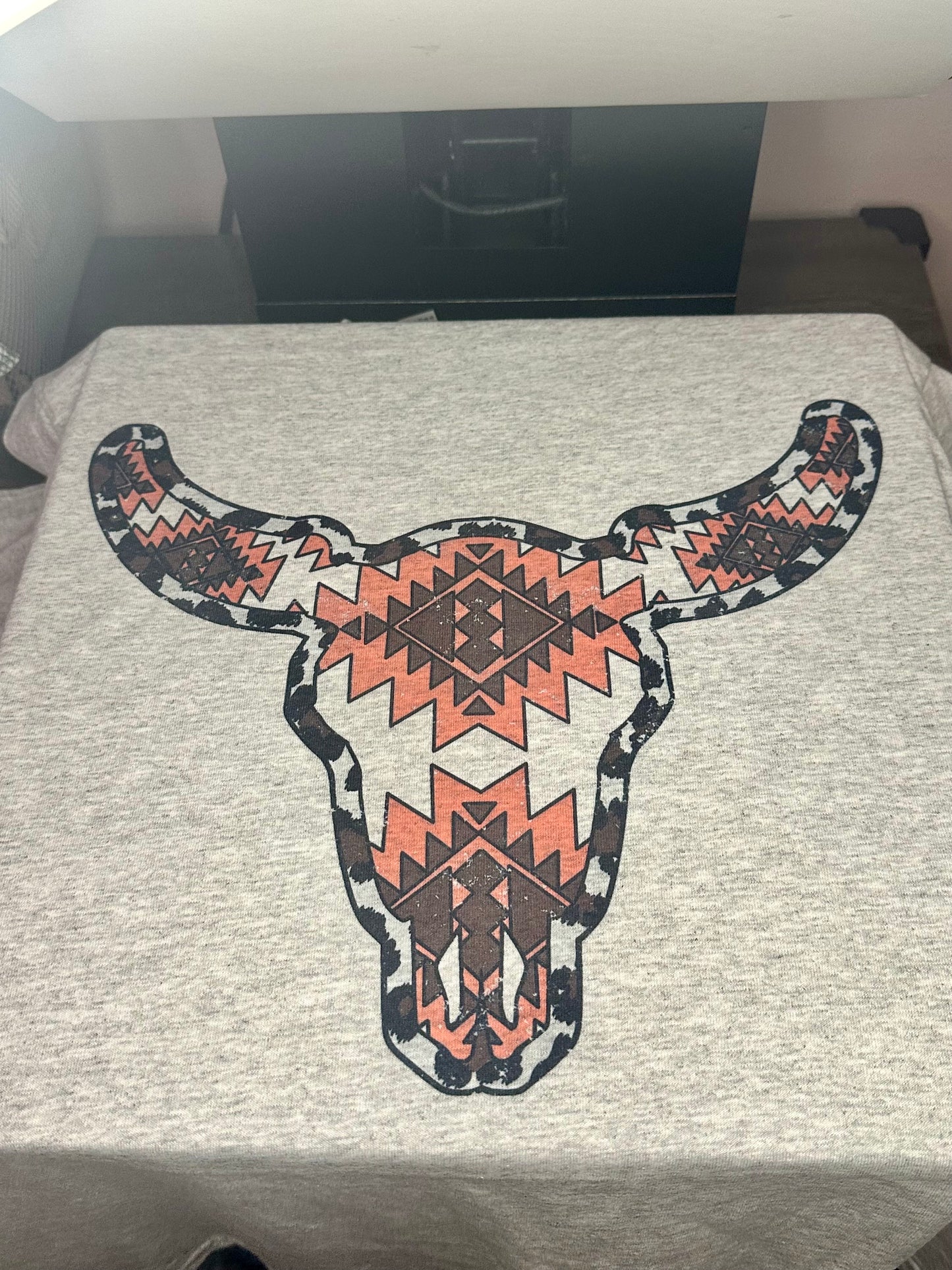 Pink Aztec Bull