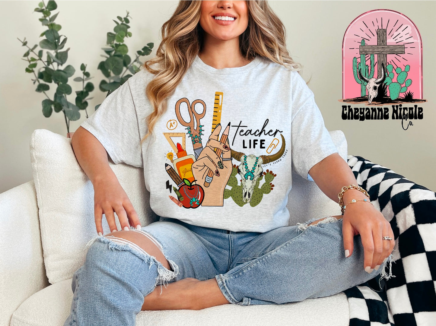 Teacher Life Crewneck or Shirt