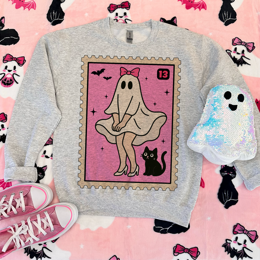 Girly Ghost Stamp