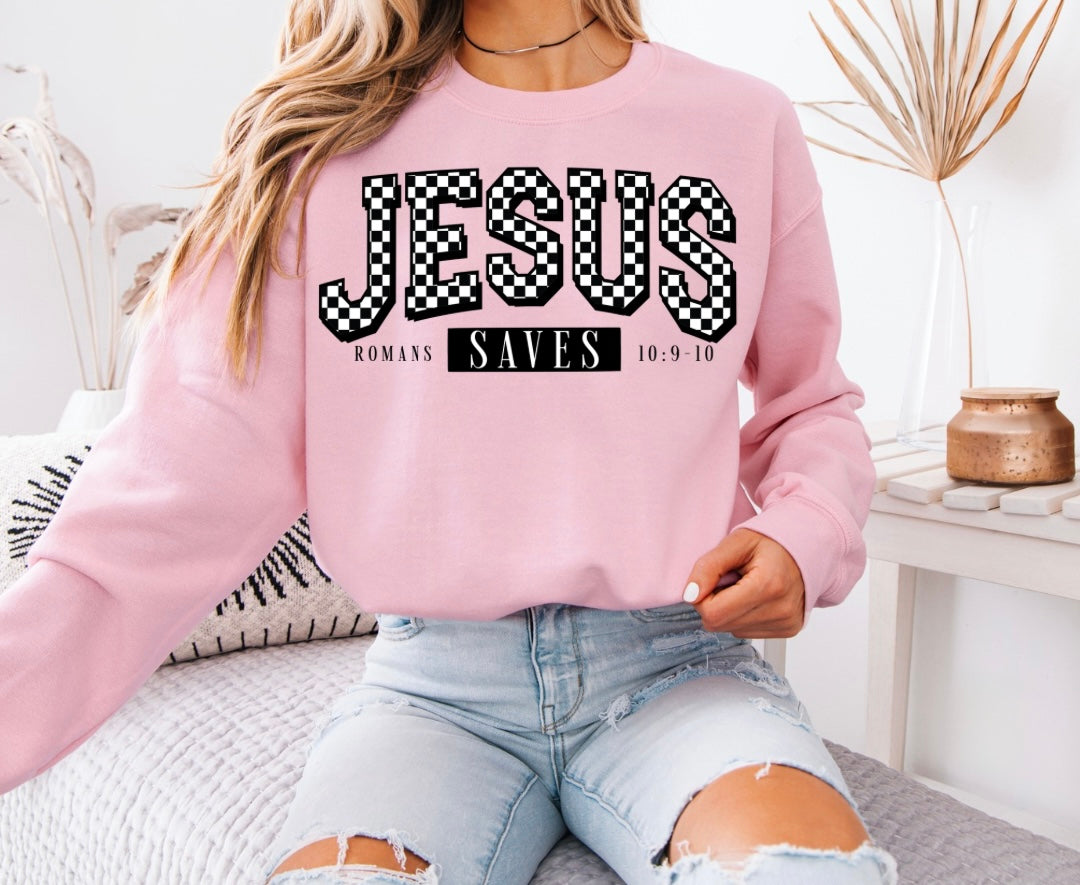 Jesus Saves Crewneck