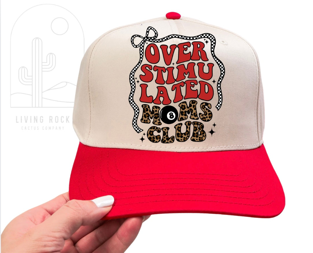 OVERSTIMULATED MOMS CLUB TRUCKER HAT