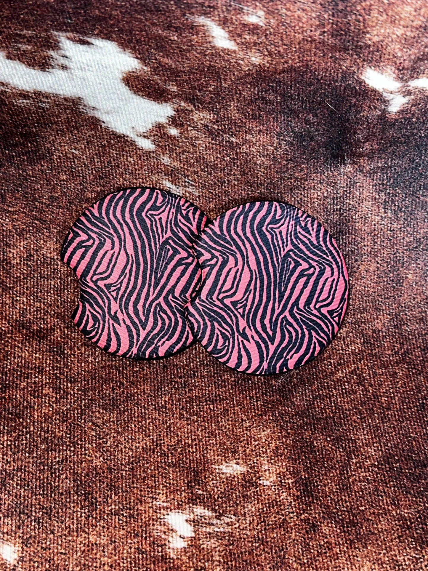 Zebra Car Coasters