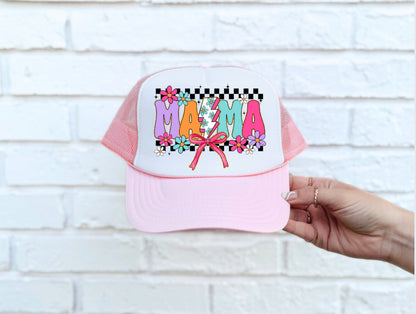RETRO MAMA TRUCKER HAT