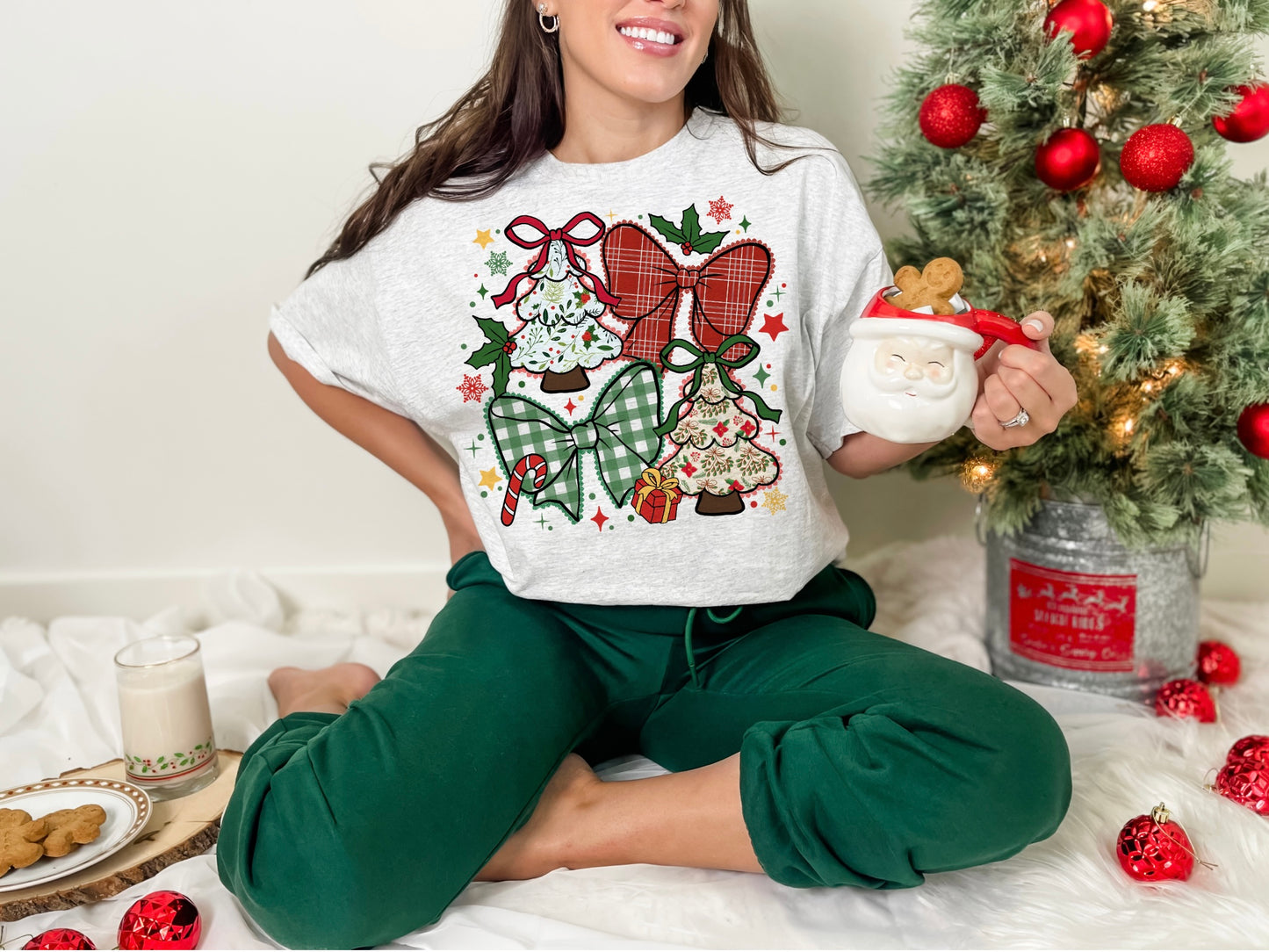 Bows & Christmas Trees