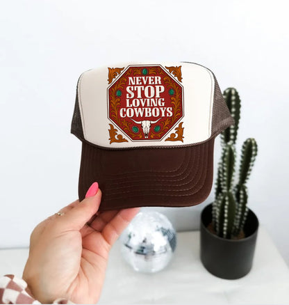 LOVING COWBOYS TRUCKER HAT