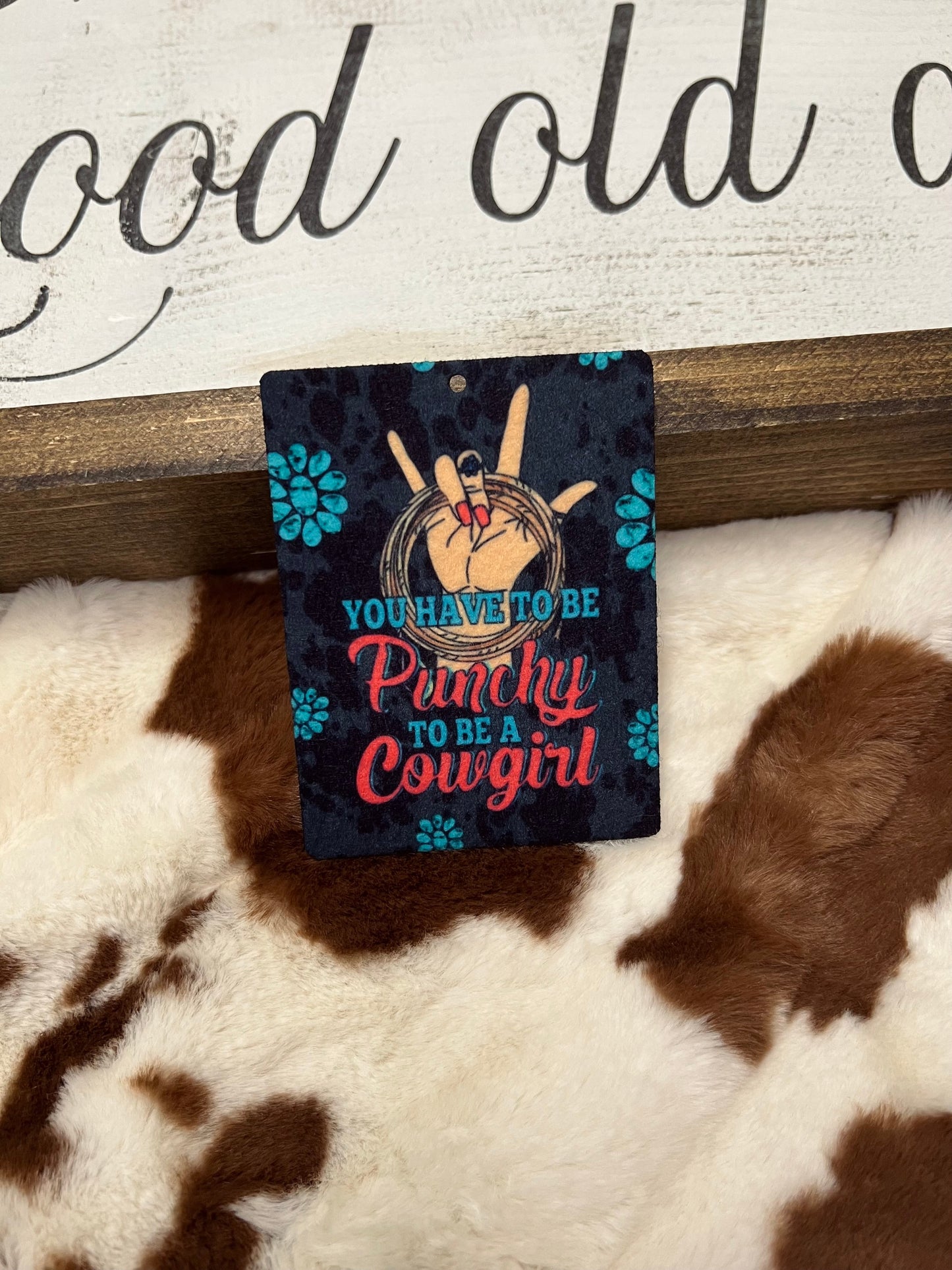 Punchy Cowgirl Freshie