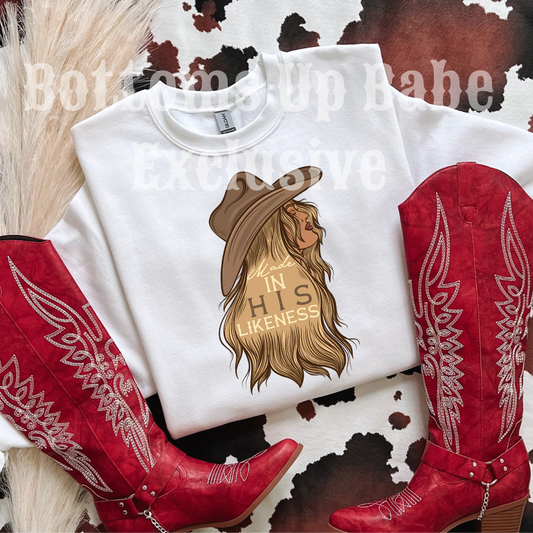 Faithful Cowgirl Crewneck