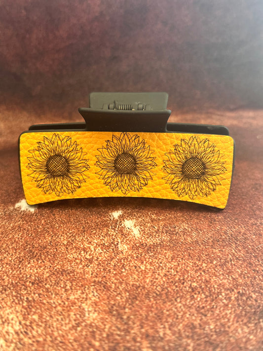 Sunflower Claw Clip