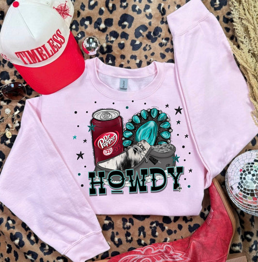 Howdy Dr Pepper Crewneck