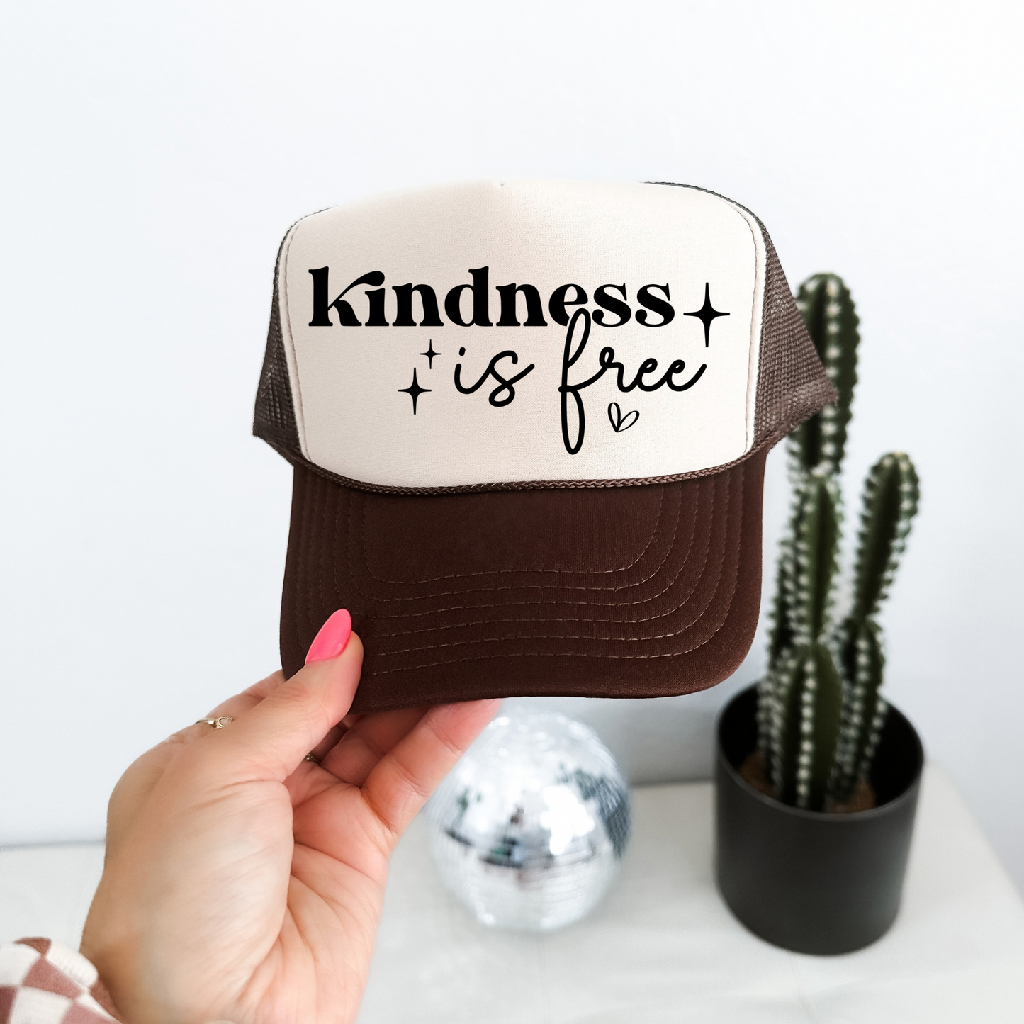 KINDNESS IS FREE TRUCKER HAT