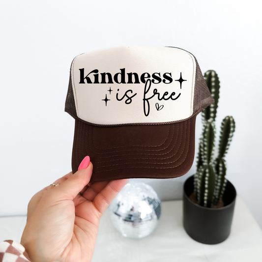 KINDNESS IS FREE TRUCKER HAT