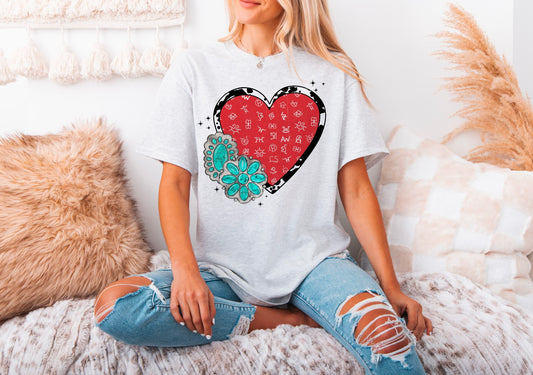 Western Valentines Heart
