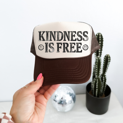 KINDNESS IS FREE TRUCKER HAT