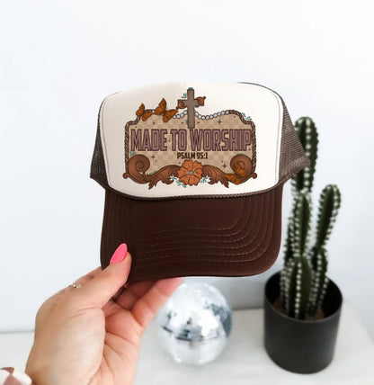 MADE TO WORSHIP TRUCKER HAT