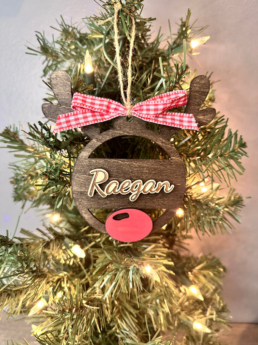 Reindeer Christmas ornament