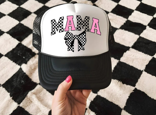 MAMA BOW TRUCKER HAT