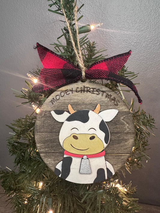 Mooey Christmas ornament
