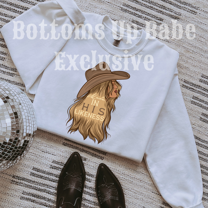 Faithful Cowgirl Crewneck