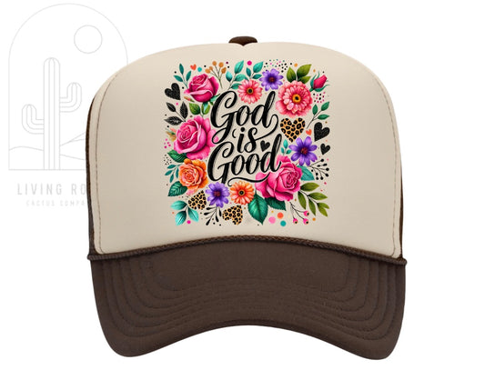 GOD IS GOOD TRUCKER HAT