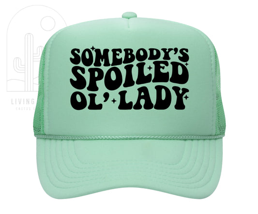SPOILED OL’ LADY TRUCKER HAT