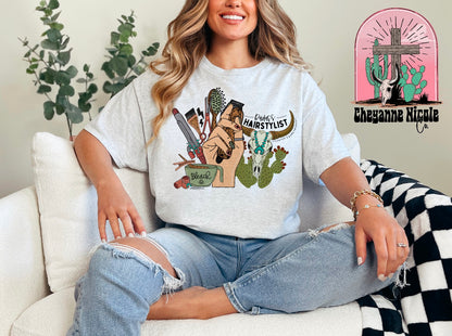 Badass Hair Stylist Crewneck or Shirt