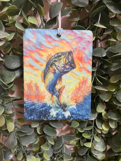 Bass Fish Car Freshie