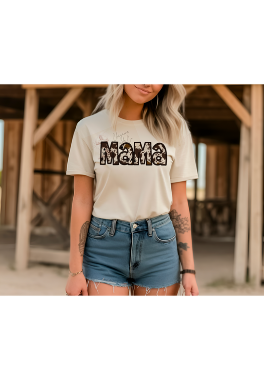 Mama Faux Embroidery