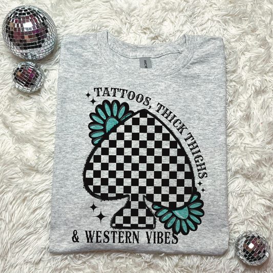 Tattoos, Thick Things, Western Vibes