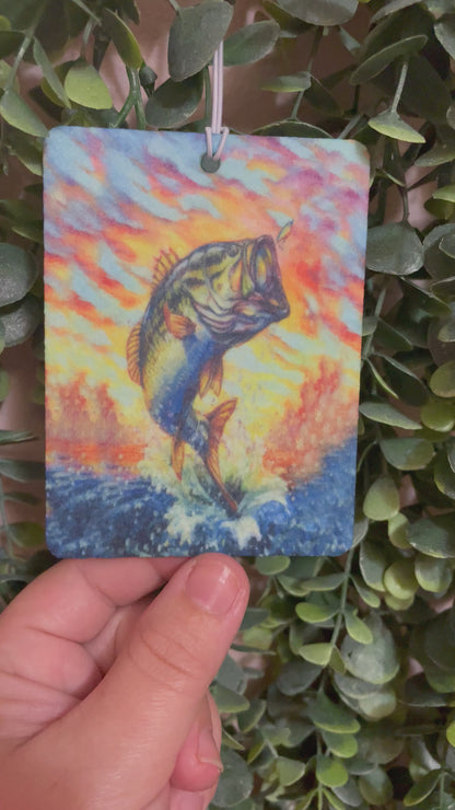 Bass Fish Car Freshie
